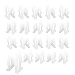 Jokormo 20 PCS Car Dashboard Trim Clip Accessories, Waterproof Durable Plastic Vehicle Front Console Retainer Replacements, Universal Automotive Fastener Kits for Truck SUV Car (White)