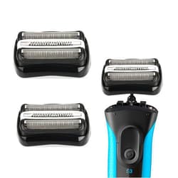 XFP 2Pack 32B Series 3 Electric Shaver Replacement Head Accessories for Braun S3 Foil & Cutter Razor Heads, Applicable for Braun S3 3040s 3010s 310s 3000s 3050cc 3080s 390cc Etc