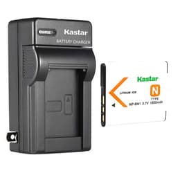 Kastar NP-BN1 Battery + AC Wall Charger Replacement for Sony DSC-W800 DSC-W830 DSC-WX100 DSC-WX150 DSC-WX200 DSC-WX220 DSC-WX30 DSC-WX5 DSC-WX50 DSC-WX60 DSC-WX7 DSC-WX70 DSC-WX80 DSC-WX9
