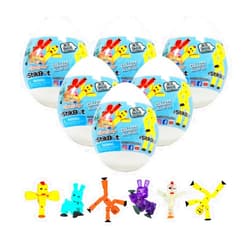 The Eggmazing Egg Decorator The EggMazing StikBot Egg - for The EggMazing Easter Egg Decorating Spinner - Toy Plastic Egg with Mystery StikBot - 6 Eggs Compatible with All EggMazing Egg Decorators [Styles/Colors May Vary]