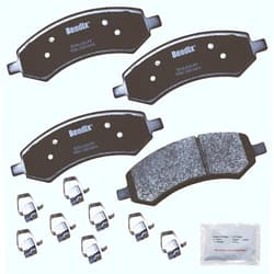 Bendix Priority1 CFM1084 Semi-Metallic Front Brake Pads for Select Models Chrysler Aspen, Dodge Dakota, Durango, Ram 1500, Mitsubishi Raider, 1500 Classic, Dakota