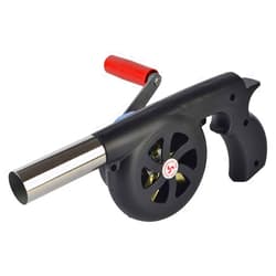Sunglow Outdoor Cooking BBQ Fan Air Blower，Hand Crank Blowers， Barbecue Fire Bellows for Picnic Camping Stove Accessories