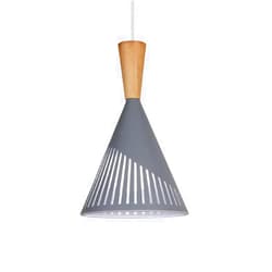YQINGBO Elegant Chandeliers，Wood Art Aluminum Shade Modern Simple Hallway Hanging Light Lighting Adjustable Decor Pendant Lamp E27 Fixtures for Kitchen Island, Dining Room, Barn, Bar