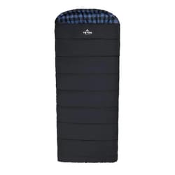TETON Sports Bridger Canvas Sleeping Bag, -35˚F, -20˚F, 0˚F, 20˚F Degree Options - Cold Weather Winter All-Season Outdoor Gear, Car & Tent Camping Accessories & Essentials - Charcoal/Blue, -35˚F