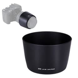 JJC Reversible Lens Hood Shade Protector for Canon EF 75-300mm f/4-5.6 III USM & EF-S 55-250mm f/4-5.6 is II Lens Replaces ET-60 On Canon EOS 5D Mark IV III 7D 6D Mark II 90D 80D 77D Rebel T8i T7i T7 SL3
