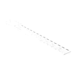 VONNST Car Paint Measuring Scale Mixing Ruler Standard Steel Painting Mixing Tool Car Paint Ruler Paint Measuring Tool (white, large)