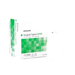 McKesson Surgical Tape, Non-Sterile, Paper, Air and Moisture Permeable, 3 in x 10 yds, 4 Count