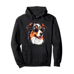 Öaustralianshepherd Australian Shepherd Dog Sunglasses Pullover Hoodie