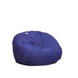 Big Joe Classic Bean Bag Chair, Navy Smartmax, Durable Polyester Nylon Blend, 2 feet Round