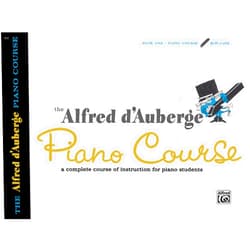 Alfred d'Auberge Piano Course Lesson Book, Bk 1: A Complete Course of Instruction for Piano Students