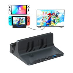 G-ennos Nintendo Switch Dock, 4K60Hz HDMI 2.0 TV Docking Station - Replacement for Official Switch Base with HDMI and USB 3.0 Ports