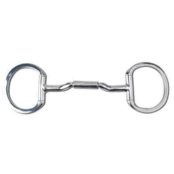 Myler Bits Myler 14mm Eggbutt without Hooks Mullen Forward Tilt Ported Barrel Bit MB 36 5.5