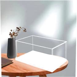 CieCian Openable Clear Acrylic Display Case Box ，Versatile Collectibles Display Dustproof Showcase with Thickening Base，for Display Action Figures Home Storage Organizing Toys (22x13x12inch/55X33X30cm)