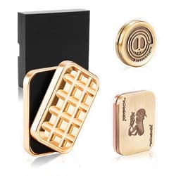 SOWSUN Fidget Slider Toy Suite: Magnetic Metal Fidget Toys Pack for Adults, 3pcs Haptic Slider Poker Push Card Coin Office, Helps Relieve Stress Anxiety