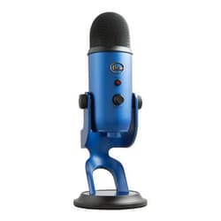 Logitech for Creators Blue Yeti USB Microphone for Gaming, Streaming, Podcasting, Twitch, YouTube, Discord, Recording for PC and Mac, 4 Polar Patterns, Studio Quality Sound, Plug & Play-Midnight Blue