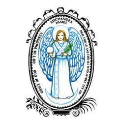Shoushan Art Archangel Haniel Grace of God Gift of Prophecy Lined Notebook Journal