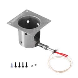 GRILLME Fire Pot Burn Pot and Hot Rod Ignitor Kit Replacement for Traeger Pellet Grill with Screws and Fuse