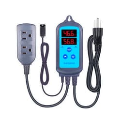 Inkbird Humidity Controller IHC200 Humidistat Mushroom Greenhouse Pre Wired Outlet Dual Stage Humidifier Dehumidifier.