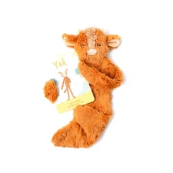 Slumberkins Yak Snuggler & Affirmation Card Bundle | Promotes Self-Acceptance & Positive Self-Talk | Social Emotional Tools for Ages 0+ (Yak Snuggler Plush + Affirmation Card)