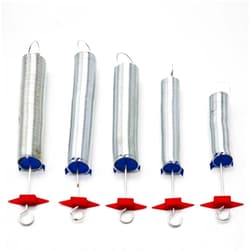 FYYKXWD Coil Spring Group Hooke's Law Physics Experiment Compression Spring Spiral Spring Set Junior High School Equipment Coil Spring Set 0.5N, 1N, 2N, 3N, 5N
