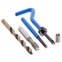E-Z Lok SK20215 Helical Threaded Insert Kit, 304 Stainless Steel, #4-40 Thread Size, 0.168