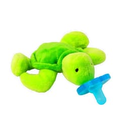 WubbaNub Infant Pacifier, Silicone, Latex Free,Phthalate Free - Turtle