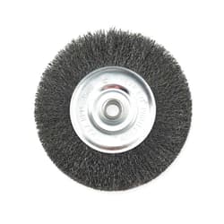 IVY Classic 39052 4-Inch x 1/2 - 3/8-Inch Arbor, Carbon Steel Crimped Bench Wire Wheel - 0.012-Inch Coarse, 1/Card