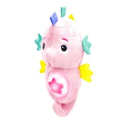 Baby Einstein Sea Dreams Seahorse Plush Soother Toy, with Music and Lights, Ages 0 Months and Up, Pink