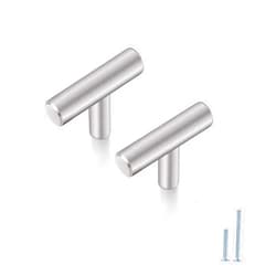 Probrico Kitchen Cabinet Drawer Handles and Pulls Stainless Steel (T-Knob, 10 Pack), T Bar Cabinet Knobs