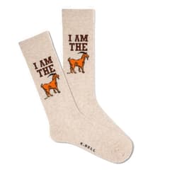 K. Bell Socks Men's Fun Sports & Outdoors Crew Socks-1 Pairs-Cool & Funny Novelty Gifts