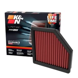 K&N High-Flow Original Lifetime Engine Air Filter: Increase Power: Premium, Washable: Compatible with 2021-2024 Mitsubishi/Nissan/Renault: Outlander, Qashqai, Rogue, X-Trail, Austral, 33-3174