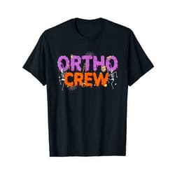 SHIRTSIDE Halloween Ortho Halloween Ortho Crew Orthopedic Doctor Surgeon Nurse T-Shirt