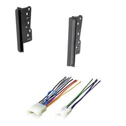 ACCEX American Terminal Compatible for Toyota Scion 2001-2013 for CAR CD Stereo Receiver Dash Install MOUNTING KIT Wire Harness