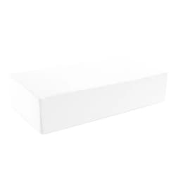HOMBYS 100% Cotton Pillowcase for Cube Pillow-Soft and Breathable Cotton Pillowcase with Hidden Zip, 1 Pack Soft Stretch Pillow Cases Fits 90° Pillow (ONLY Pillowcase), White