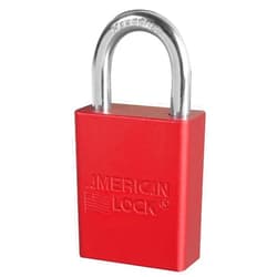 Master Lock Lockout Padlock,KA,Red,1-7/8