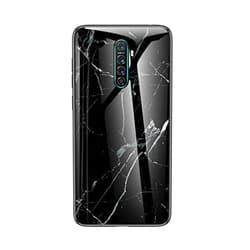 Rfvzubemok Compatible with Samsung Galaxy S9 G960F Case,3 in 1 (PC Glass Back Panel+TPU Silicone) Anti-Drop Phone Case Cover Black