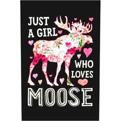 By Amoosing Moose Media (Author) Just a Girl Who Loves Moose: Moose Lined Notebook, Journal, Organizer, Diary, Composition Notebook, Gifts for Moose Lovers