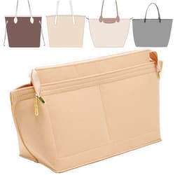 Doxo Purse Organizer Insert for Handbag and Tote Bag Felt Compatible with Speedy Neverfull City 30/33,Artois PM, 6 Sizes/8 Colors