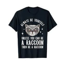 Waschbär Tshirt Herren Damen Kostüm Kinder Raccoon Gift for Martens Raccoon Mapache T-Shirt