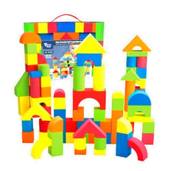 Pairez Toys Foam Building Blocks for Toddlers 2-4, 41 Pieces EVA Soft Stacking Blocks, Baby Bath Foam Toy Set, Early Learning Construction Toys & Gifts for Kids, Boys & Girls 18+ Months
