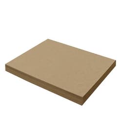 MagicWater Supply 25 Chipboard Sheets 8.5 x 11 inch - 50pt (point) Heavy Weight Brown Kraft Cardboard for Scrapbooking & Picture Frame Backing (.050 Caliper Thick) Paper Board | MagicWater Supply