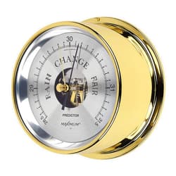 Maximum Weather Instruments Maximum Inc. Predictor Accurate Meteorological Grade Barometer – Brass case, Sailor Gift, Coastal Décor, Nautical Décor, Home Wall Decor