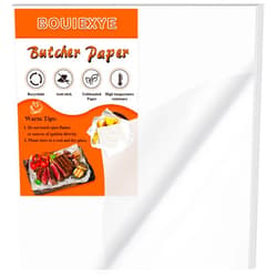 Bouiexye 240 Sheets White Butcher Paper No Wax Butcher Paper Precut 12 x 12 in Butcher Paper Square Meat Sheet Disposable for Wrapping Meat Sublimation Heat Press