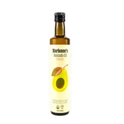 Marianne's Harvest Marianne’s Classic Avocado Oil: 100% Pure Avocado Cooking Oil for Frying, Sautéing & Baking, Neutral Flavor, High-Heat Performance Up to 500°F, Clean Label Project Purity Award, Easy-Pour Bottle
