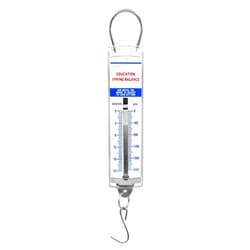 EISCO Premium Spring Balance, 0-2000g / 0-20N - High Resolution, Dual Transparent Scale, Newtons & Grams - Zero Calibration Capability - Acrylic Body