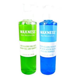 Wax Necessities Waxness Pre Post Waxing Gel Kit with Green Tea and Camphor Pre Gel and Menthol Cooling Gel 2 X 8.45 fl oz 250 ml