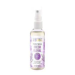 Aura Cacia Fresh Floral Toilet Spray 2 Fl. oz. - Light Aroma, No Synthetic Fragrances