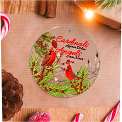 DOREENABE Red Bird Appear When Angel are Near Acrylic Ornament Memorial Red Bird Sympathy Gifts Christmas Keepsake Keepsake Funny Christmas Hanging Tree Decor Ornament Best Gifts for Christmas