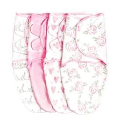 Soarwg Kids Baby Swaddle, Swaddle Blanket, Swaddle Sack, Organic Nursery Swaddling Blankets 0-3 Months, Standard 100 by Oeko-TEX, Adjustable Newborn Swaddle Wrap Infant Sleep Sacks 4 Pack Small