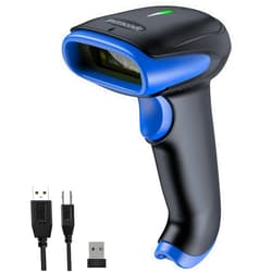 Symcode 2D Wireless Barcode Scanner,Bluetooth6.0 & Wireless2.4G & USB Wired Connection, 1D 2D QR Bar Code Reader Scanner Automatic Fast Precise scanning for Smart Phone, Tablet, PC